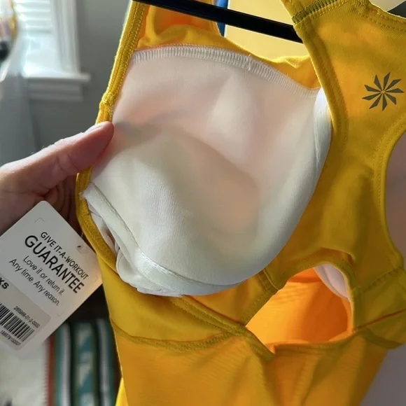 NWT Athleta Yellow tank - Picture 8 of 8